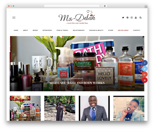look premium WordPress theme - msddah.com