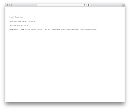 Rooten theme WordPress - brotformen.info