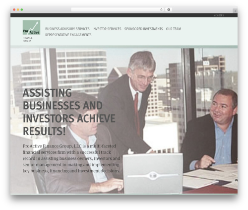 Theme 6 (Customizable 2) WordPress theme - pro-finance.com