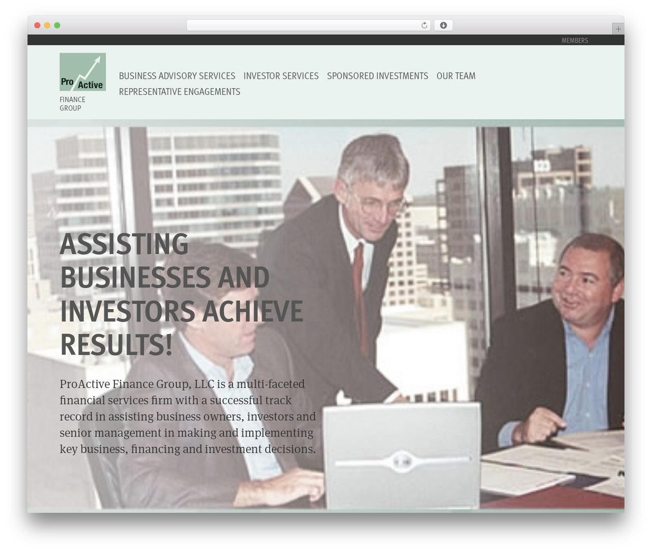 Theme 6 (Customizable 2) WordPress theme - pro-finance.com