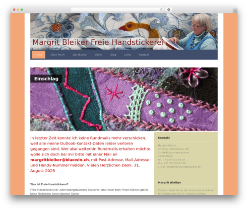 Theme WordPress Canvas - margritbleiker.ch