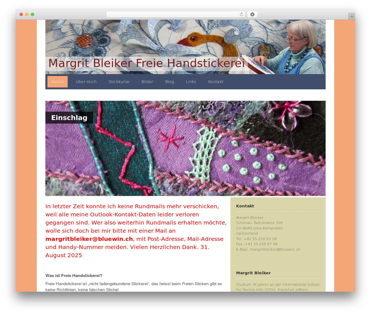 Theme WordPress Canvas - margritbleiker.ch