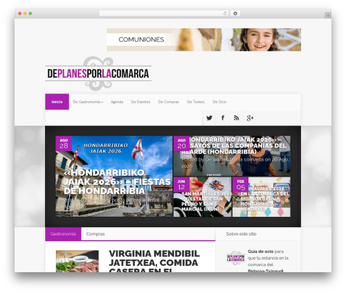 Theme WordPress DPPC - deplanesporlacomarca.com