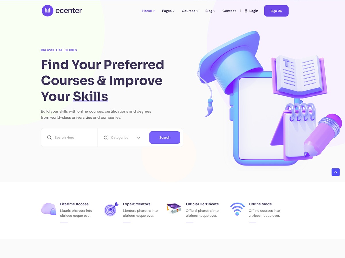 Theme WordPress Ecenter Theme WordPress Ecenter