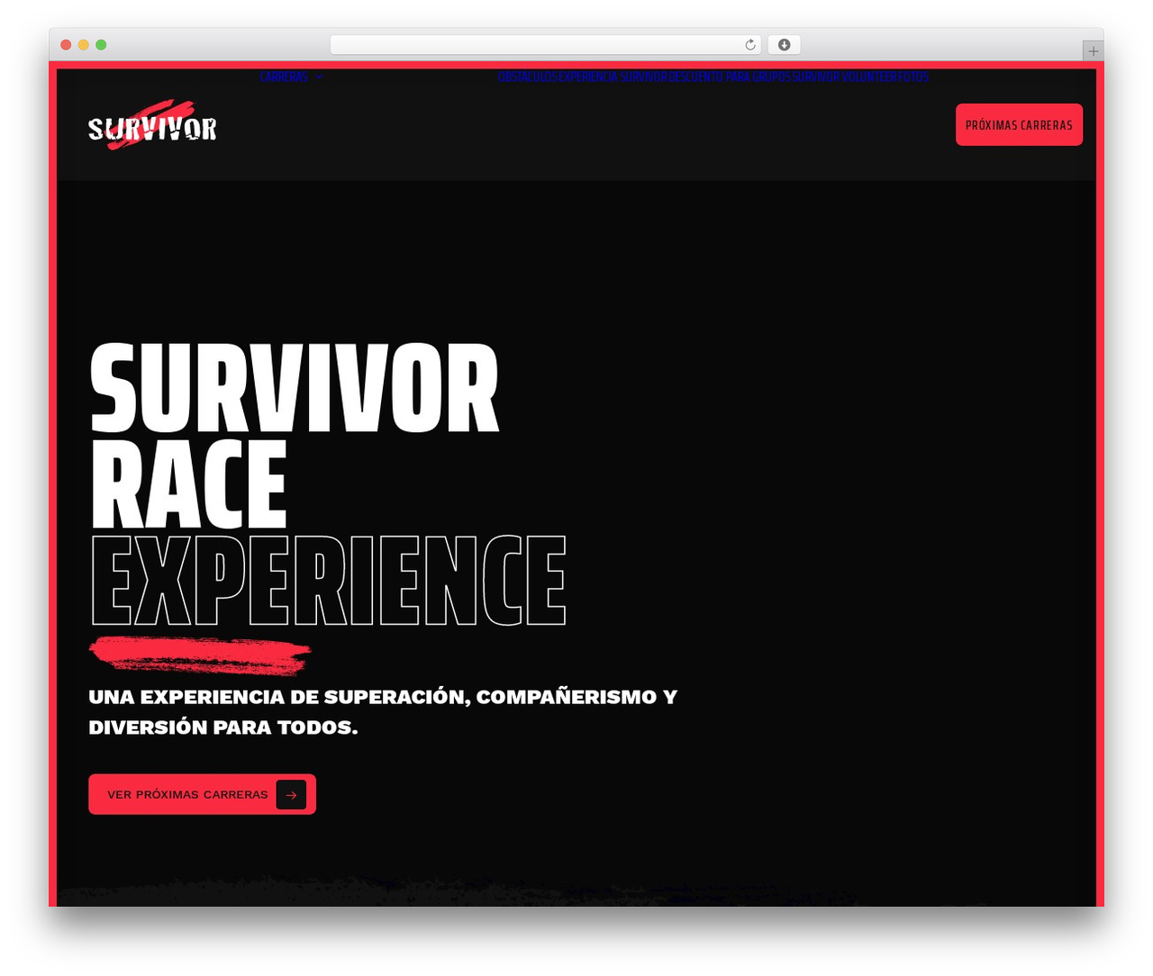Survivor Events WordPress website theme - survivor-race.com Survivor Events WordPress website theme - survivor-race.com