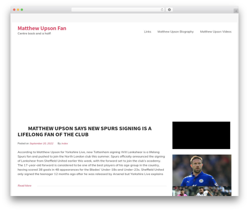 WebDiary WordPress theme - matthewupsonfan.info