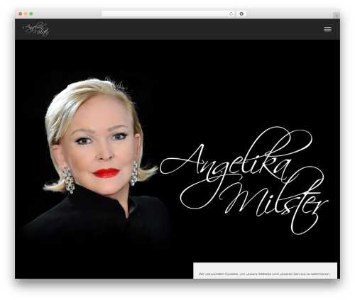 WordPress theme Speaker - angelikamilster.com