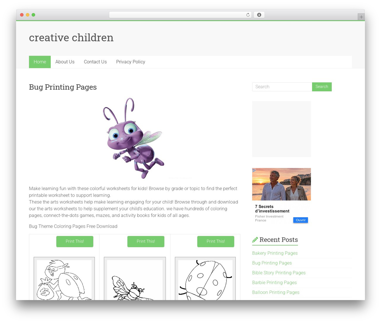 Accelerate theme WordPress - creativechilds.com