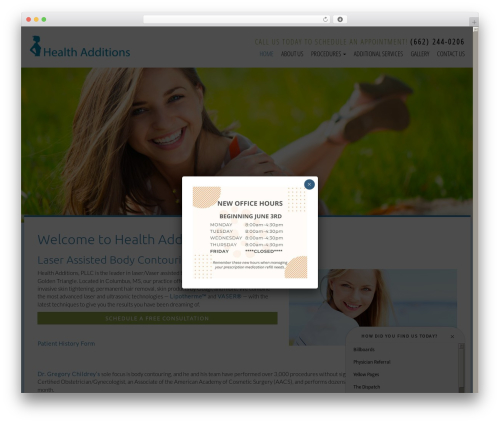 Best WordPress theme Next Foundations - healthadditions.com
