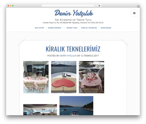 Capture theme WordPress - derinyatcilik.com