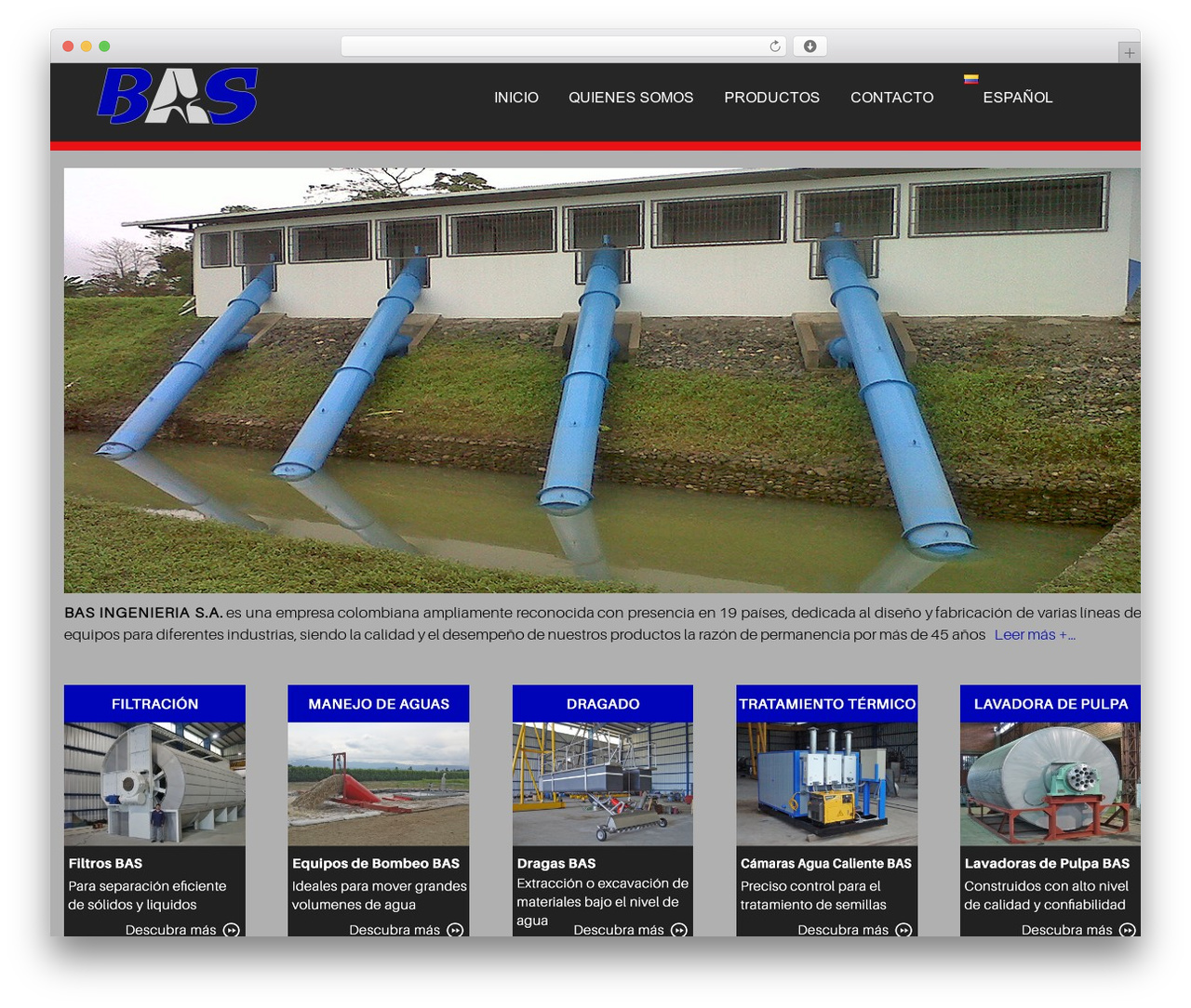 Codeus WP theme - basingenieria.com