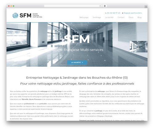 Construction theme WordPress - societefrancaisemultiservices.com