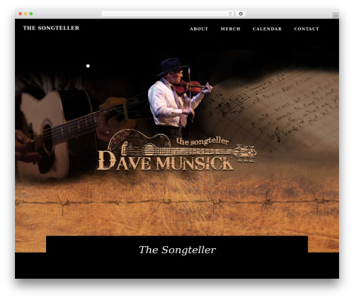 Genesis theme WordPress - thesongteller.com