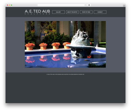 Ted Aub Theme WordPress theme - tedaub.com