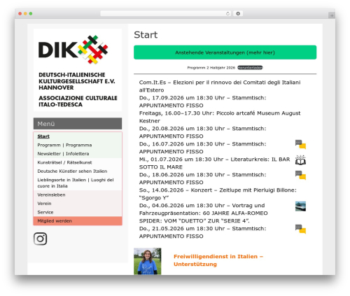 Theme WordPress LeftSide - dik-hannover.de
