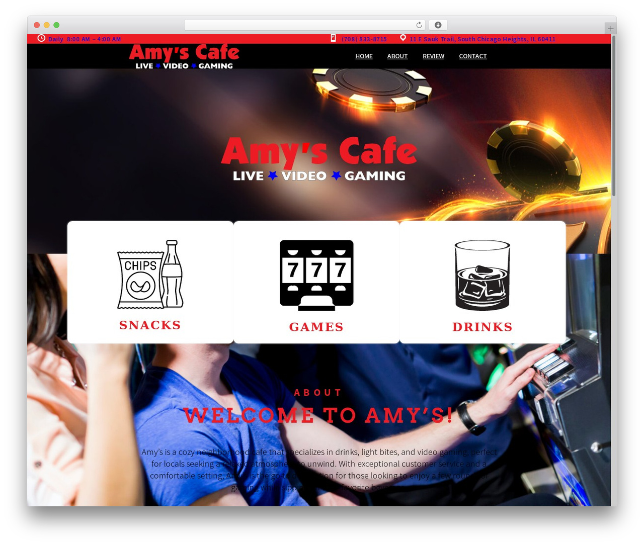 Toolbox WordPress theme - amysgaming.com