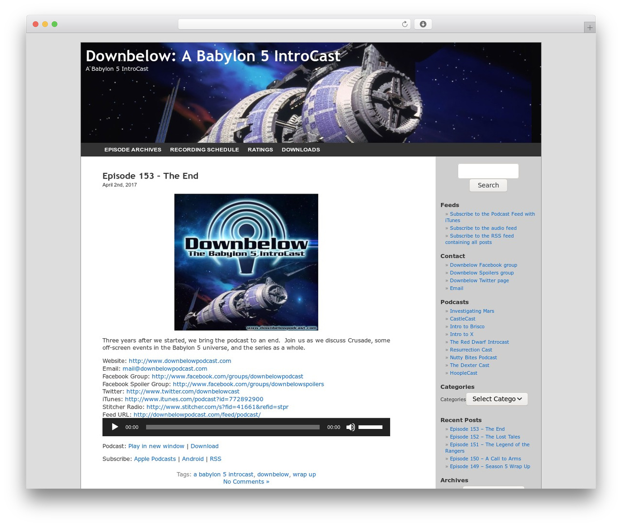 Untheme two-column WordPress theme - downbelowpodcast.com Untheme two-column WordPress theme - downbelowpodcast.com