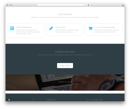 Web Development premium WordPress theme - webzerodesigns.com Web Development premium WordPress theme - webzerodesigns.com