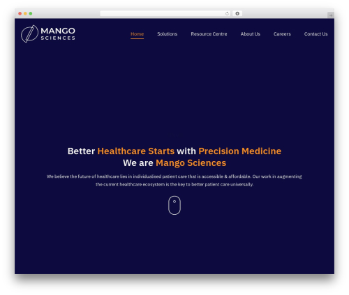 WordPress theme Custom_theme - mangosciences.com