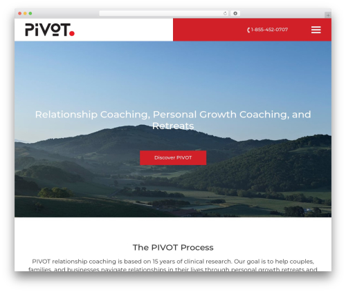 WordPress theme Pivot Theme - lovetopivot.com