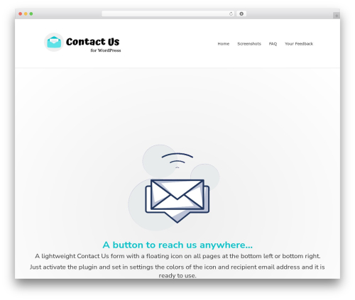 Contact Us for WP (contact-us-for-wp) free WordPress plugin - contactuswp.com