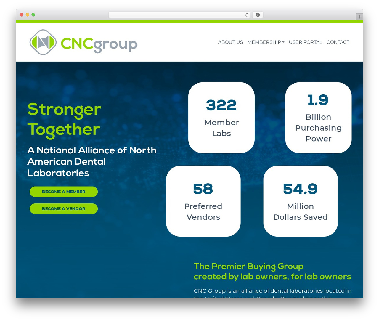 CNC Group WordPress theme - cncgroup.org