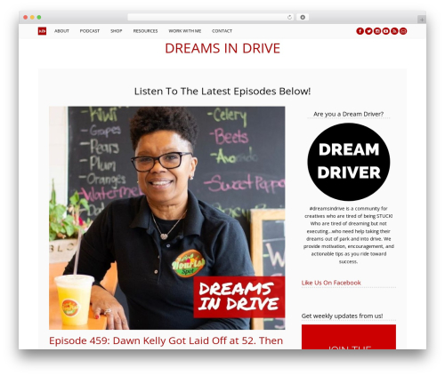 Crescent WordPress theme - dreamsindrive.com