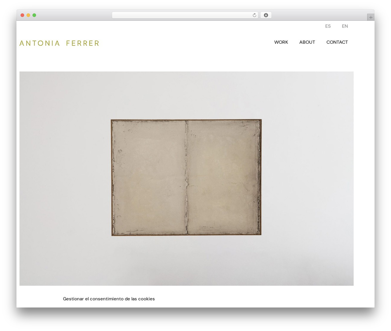Drox WordPress theme - antoniaferrer.com