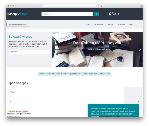 Hello Elementor WordPress theme - konyvlap.hu