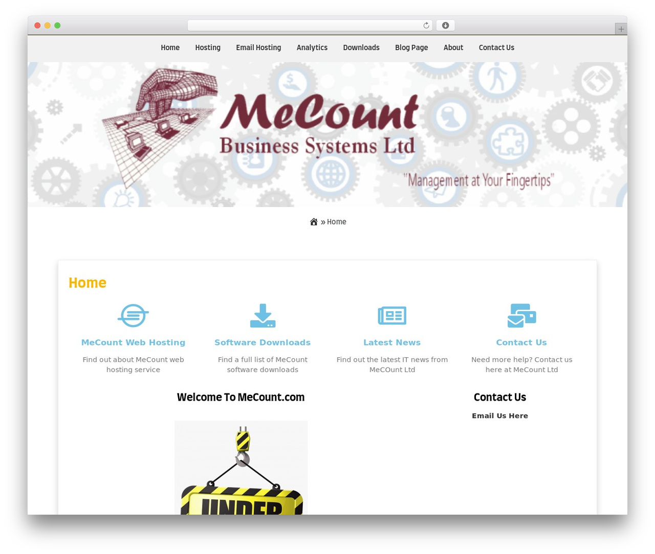 Theme WordPress Constructions - mecount.com