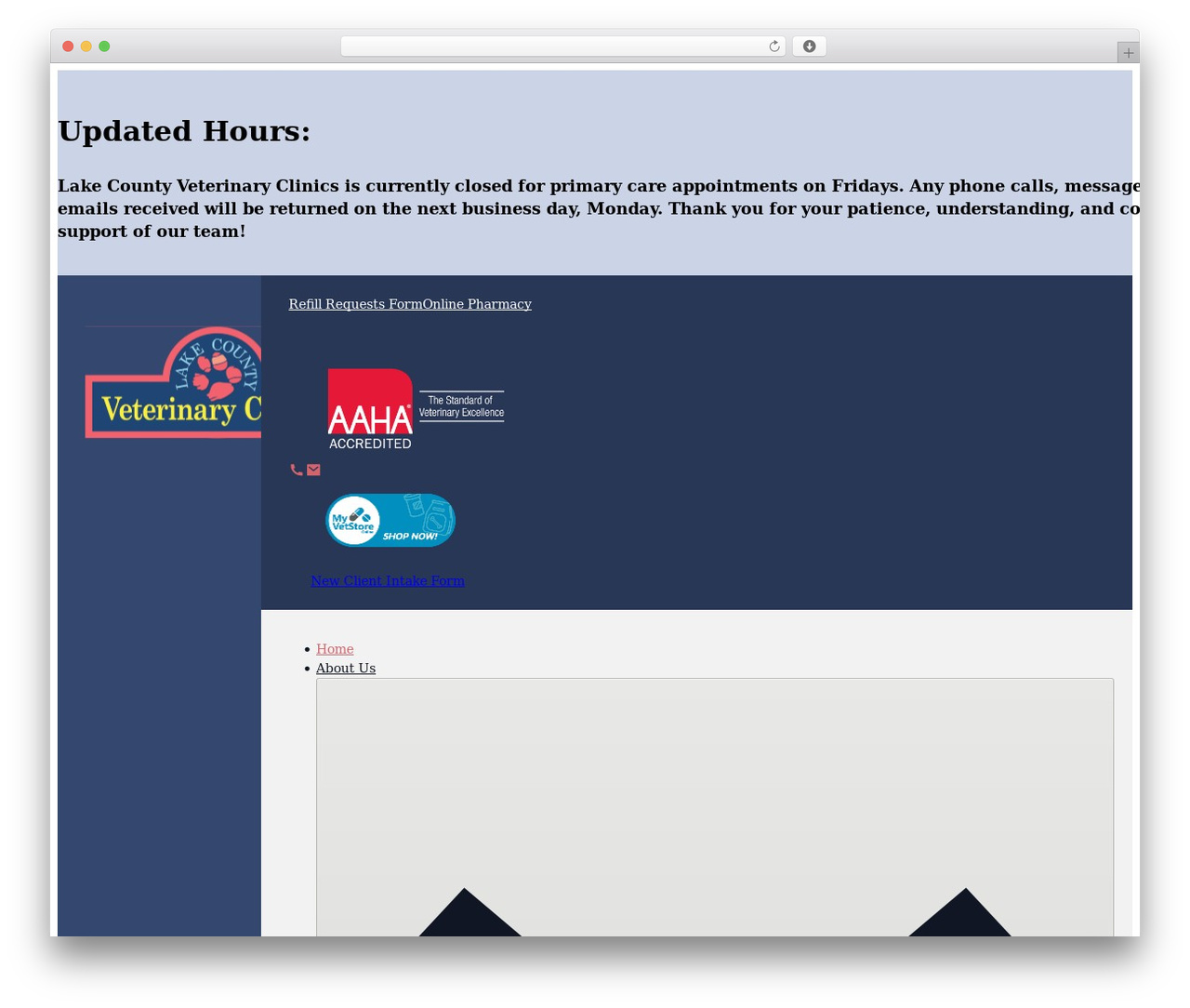 Theme WordPress Bricks - lakecountyvet.com