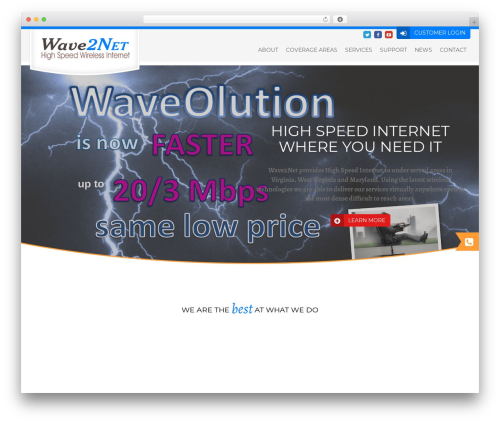 Theme WordPress Wave2Net - wave2net.com