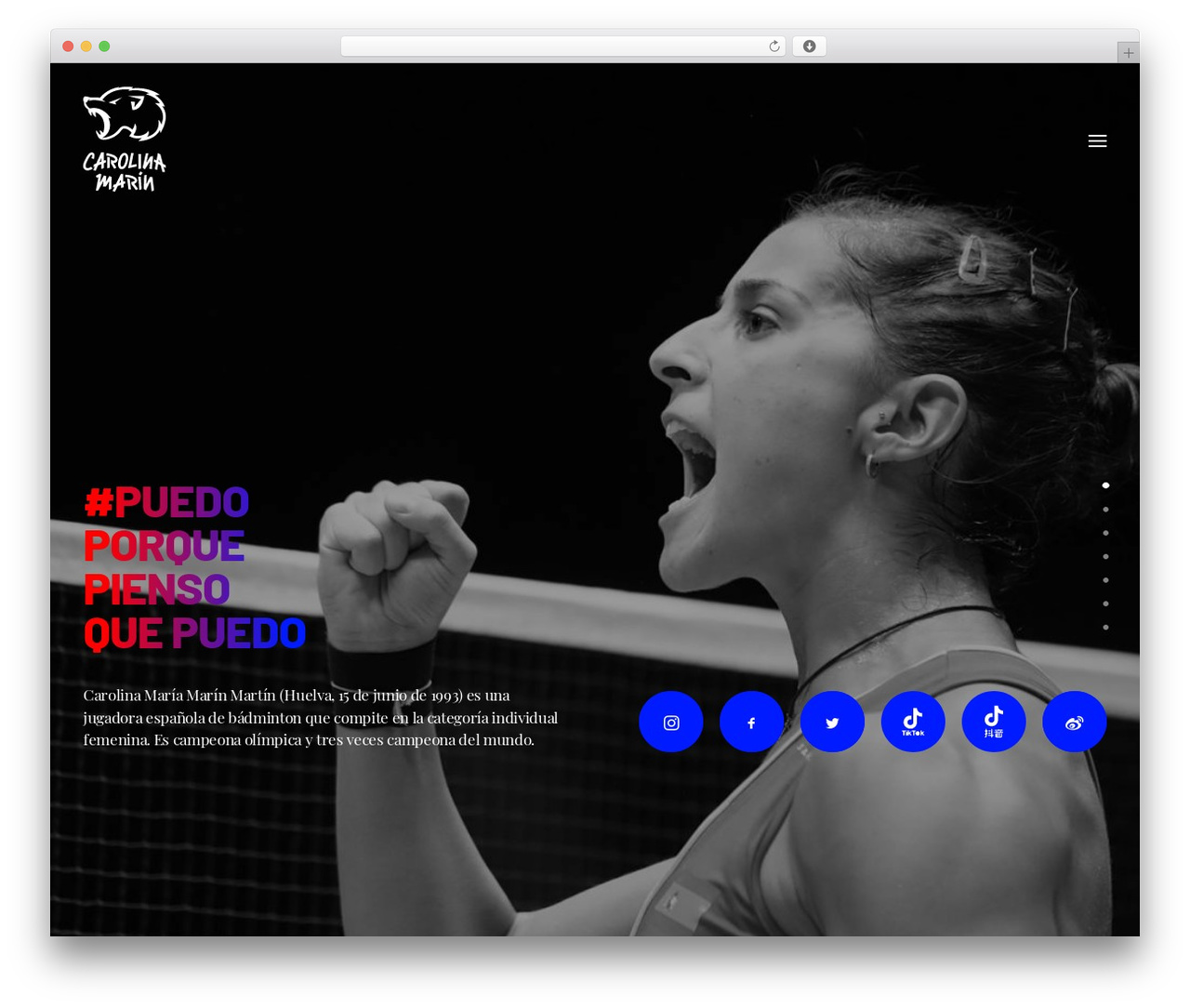WordPress website theme Uncode - www.carolinamarinofficial.com