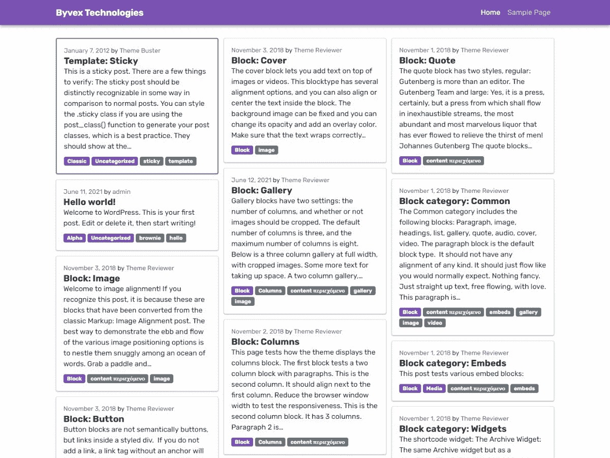 Byvex free WordPress theme Byvex free WordPress theme