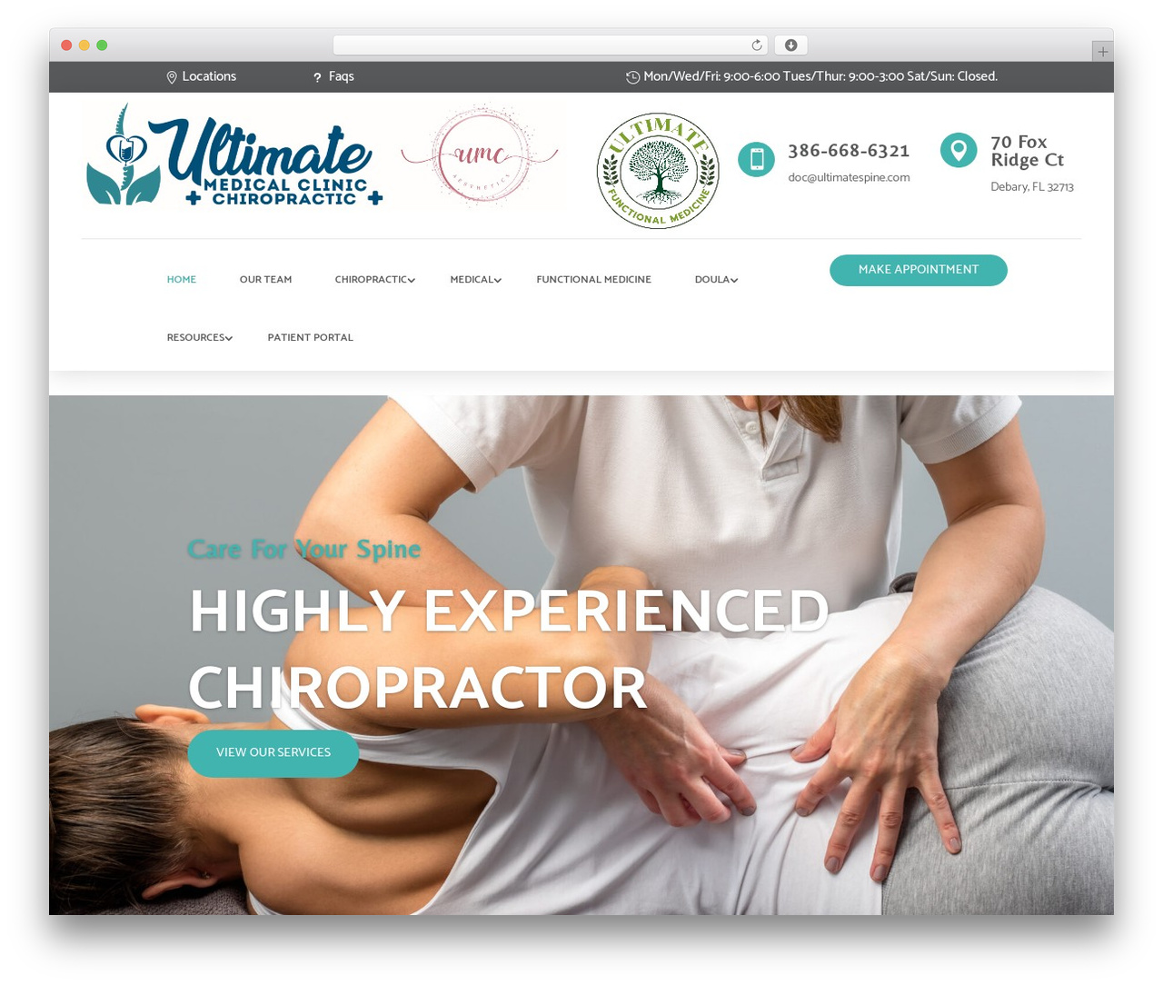 Divi WordPress theme - ultimatespine.com Divi WordPress theme - ultimatespine.com