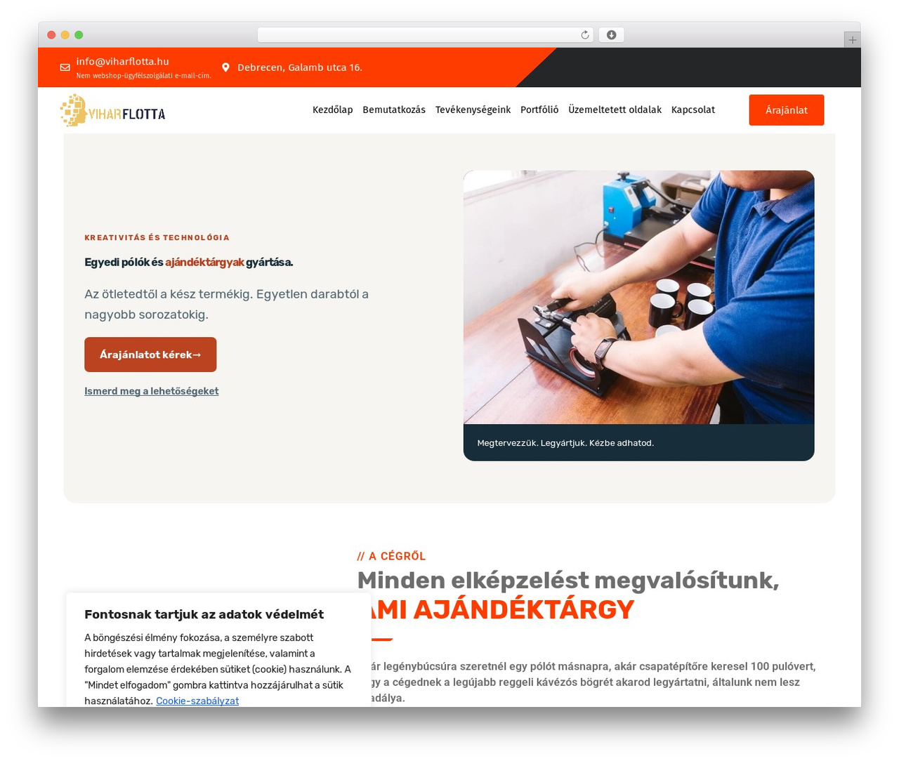 itsoft WordPress theme - viharflotta.hu