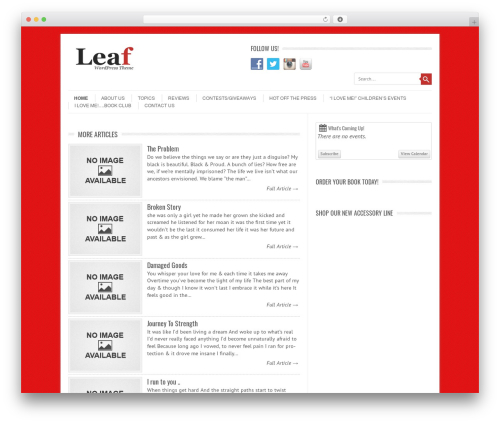 Leaf premium WordPress theme - truchatonline.com