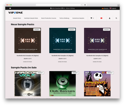 Theme WordPress WordPress Theme Atomion - vipzone-samples.com