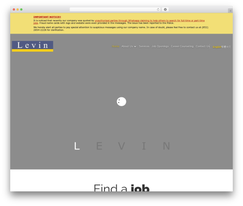 Theme WordPress cherry - levin.com.hk