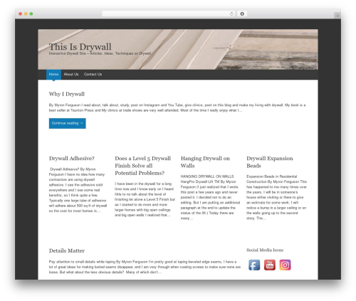 Theme WordPress Expound - thisisdrywall.com