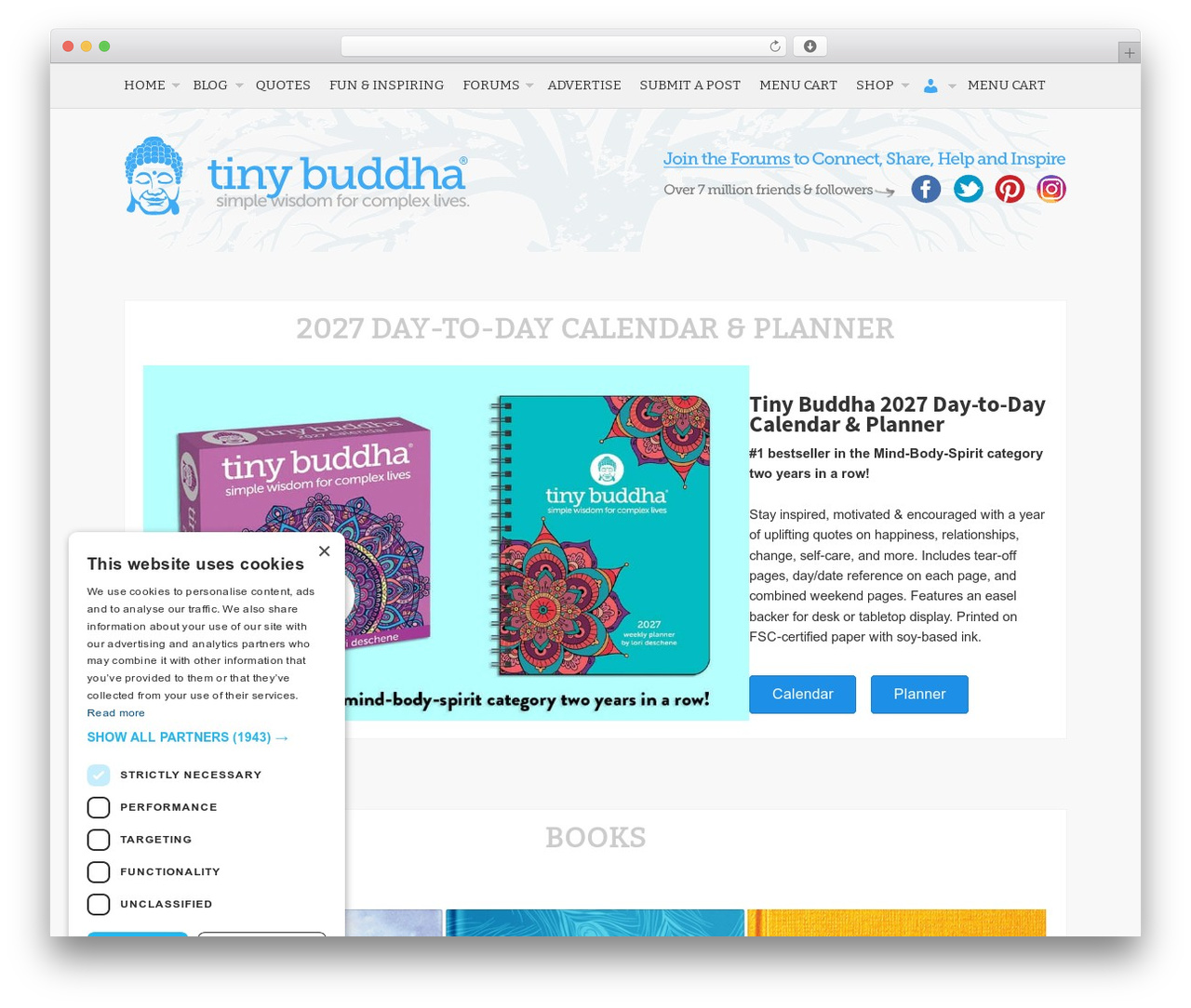Tiny Buddha WordPress website theme - tinybuddha.com/books-and-things Tiny Buddha WordPress website theme - tinybuddha.com/books-and-things