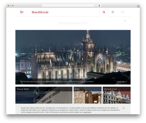 WordPress theme Lawyers - www.belex.com