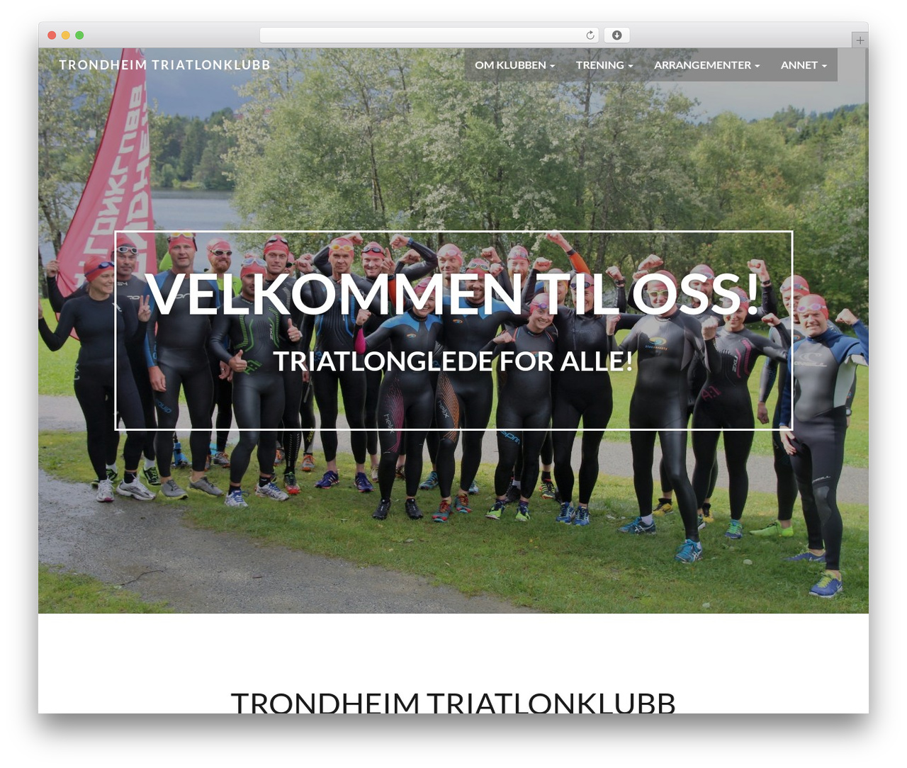 WordPress theme Simple Pro - trondheimtriatlonklubb.no