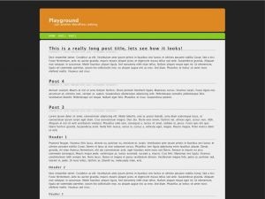 WordPress theme Succinct by The Famous Brett Watson
