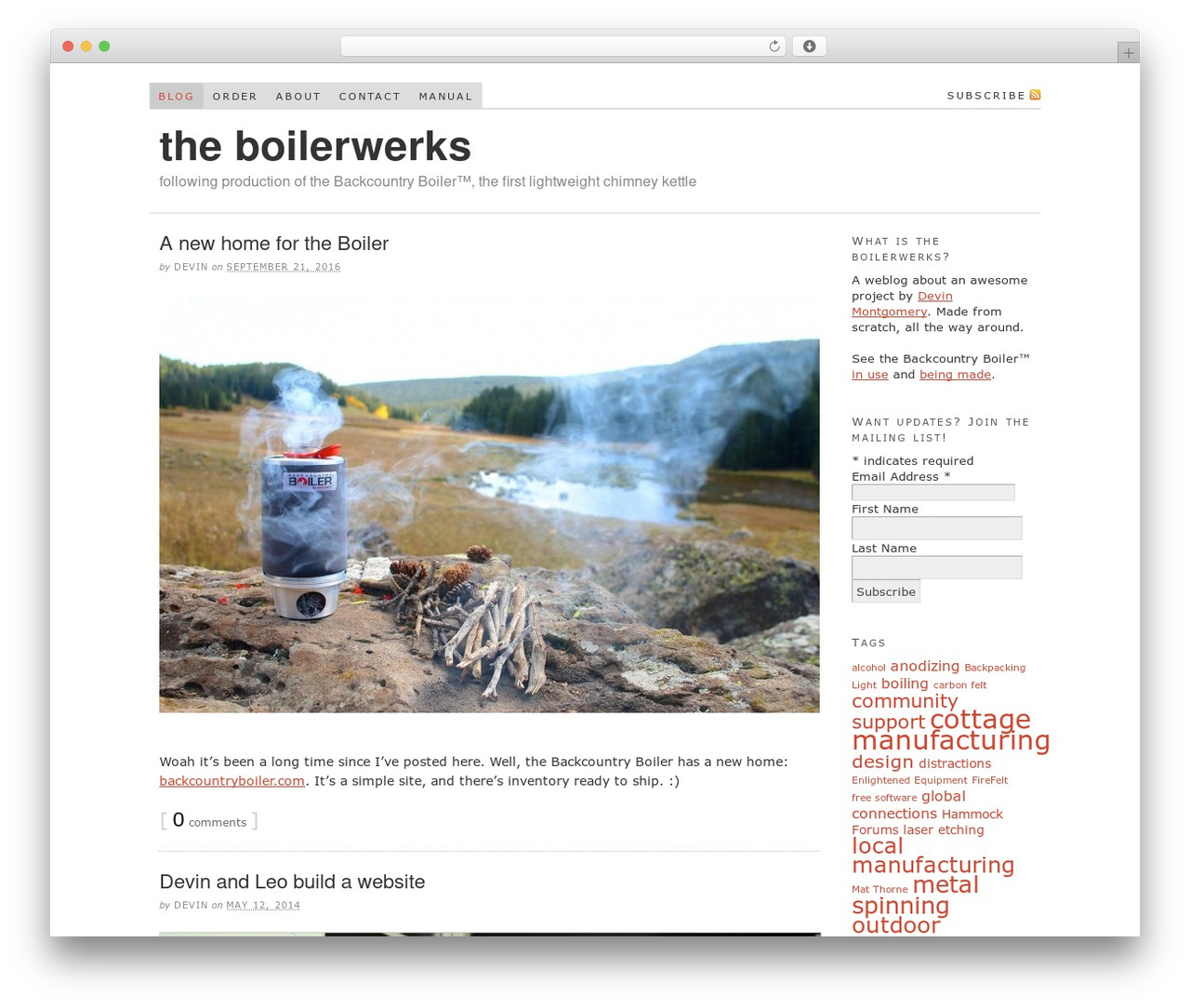 WordPress theme Thesis - theboilerwerks.com WordPress theme Thesis - theboilerwerks.com