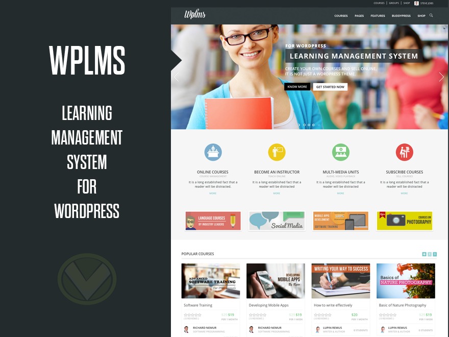 WPLMS (shared dllcode.ru) WordPress theme by Mr.Vibe