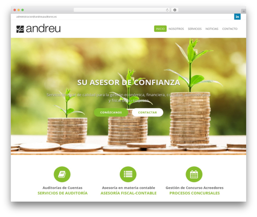 Private content mail actions WordPress plugin - andreuconcursal.es