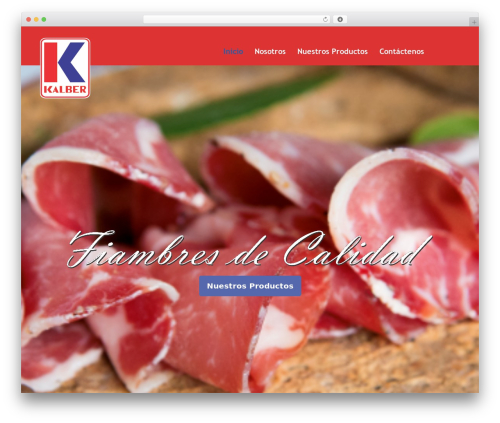 Cherry Framework WordPress theme - fiambreskalber.com