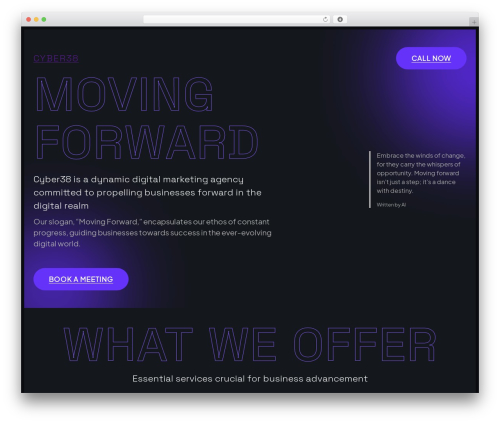 FotaWP WordPress theme - cyber38.com