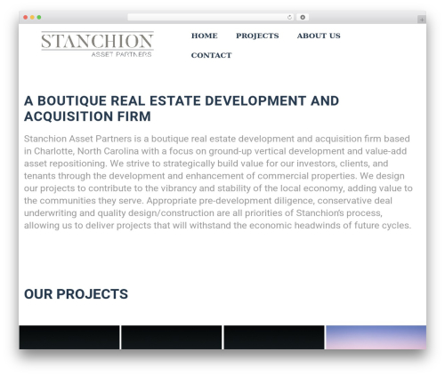 intria WordPress theme - stanchionap.com